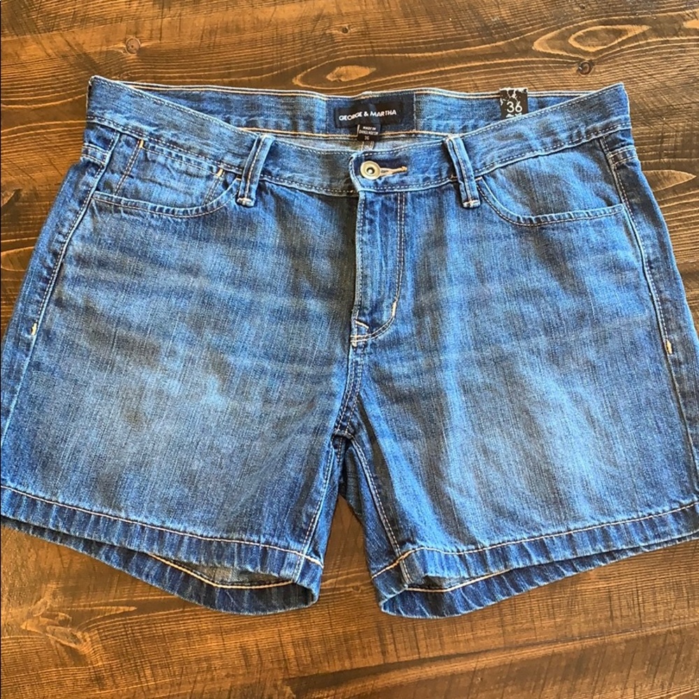 George & Martha denim jean shorts Junior XL size